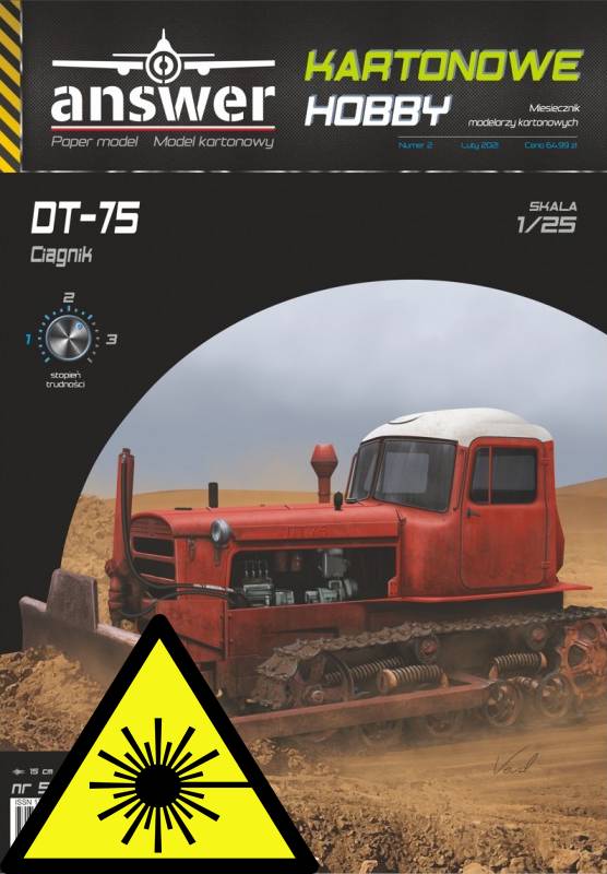 Pásový traktor DT - 75 - Laserové doplňky