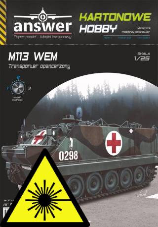 Pásový transportér M113 WEM - Laserové doplňky