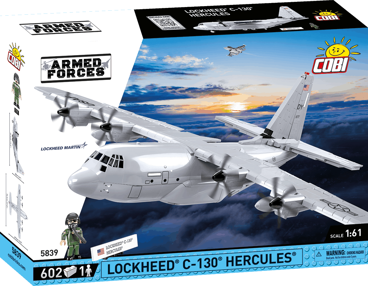 Lockheed C130 Hercules Plastová stavebnice COBI BETEXA.cz