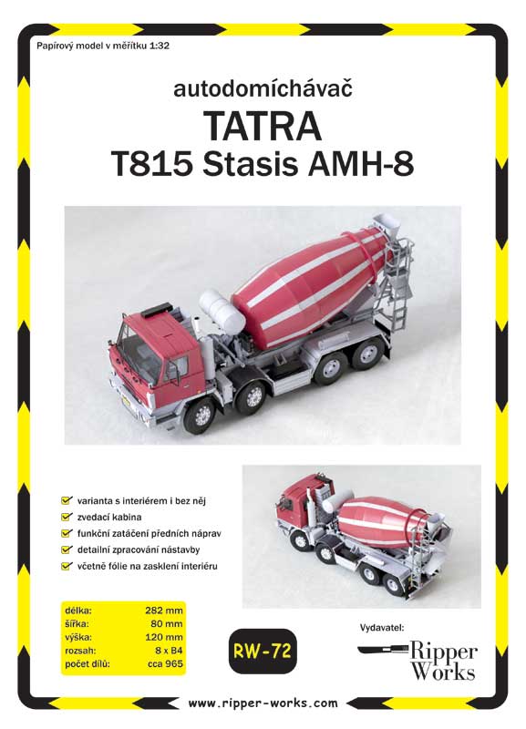 Autodomíchávač Tatra 815 8x8 Stasis AMH-8